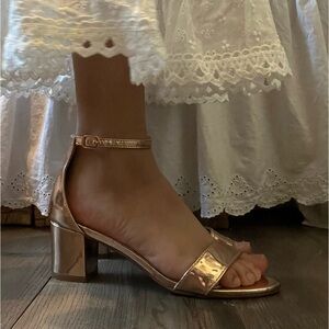 Rose gold heels